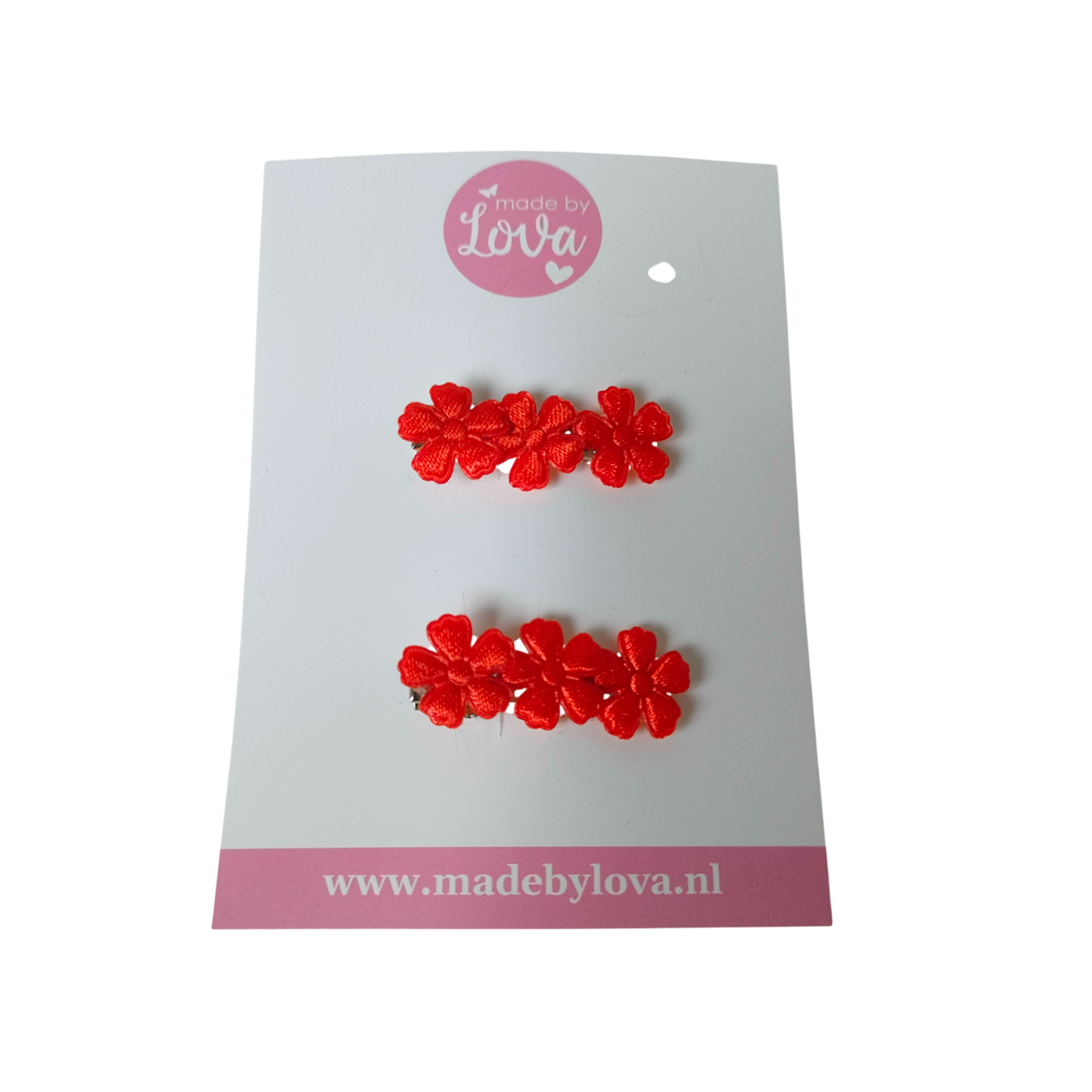 haarspeldjes koningsdag oranje bloemen