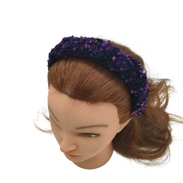 diadeem glitters paars