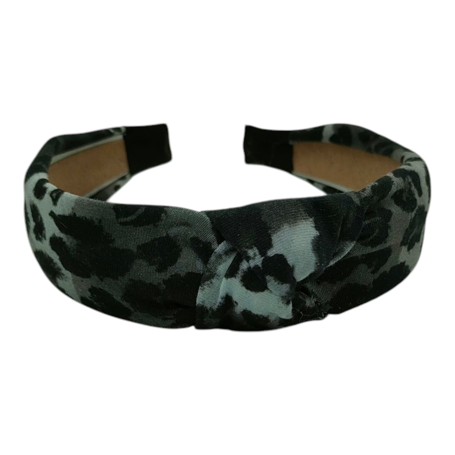 Diadeem knoop panterprint – one size