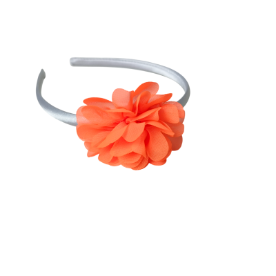 diadeem feloranje bloem koningsdag