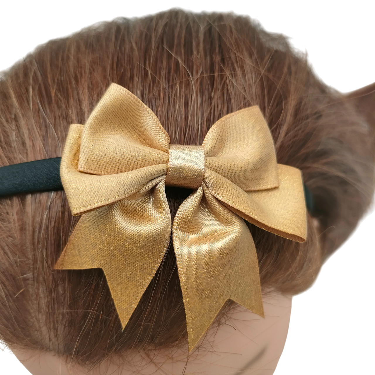 diadeem goud strik kerst meisje