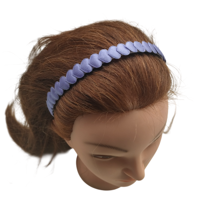 haarband diadeem lila hartjes meisjes