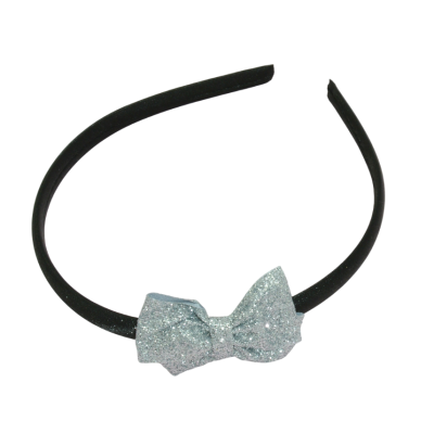 diadeem kerst, diadeem glitter zilver, diadeem meisjes, haaraccessoire kerst