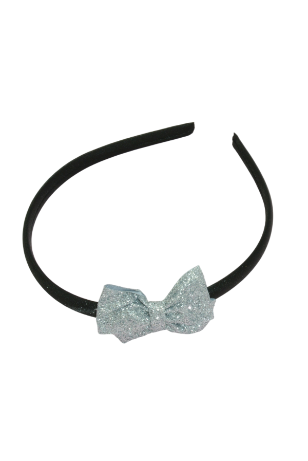 diadeem kerst, diadeem glitter zilver, diadeem meisjes, haaraccessoire kerst