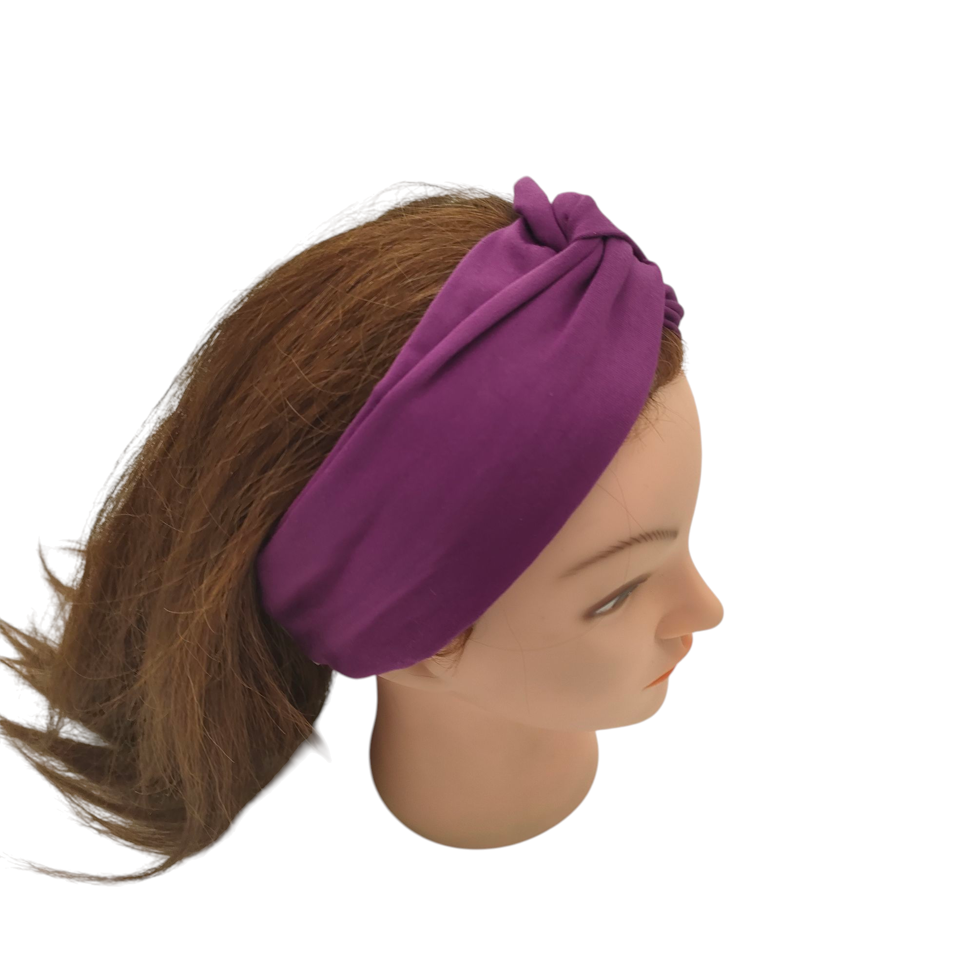 haarband twist paars vrouw