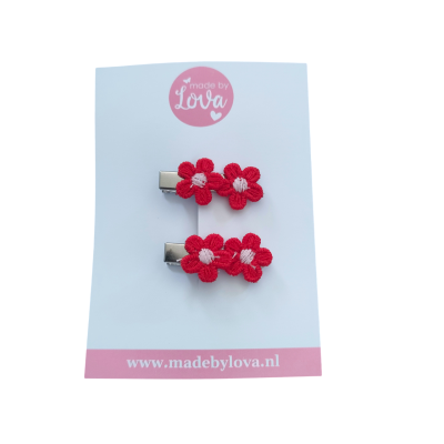 bloemetjes rood - alligator