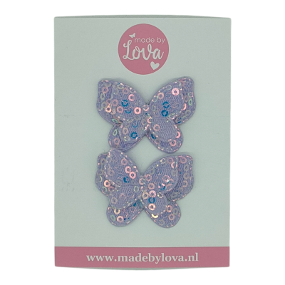 vlinder haarspeldjes antislip