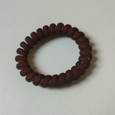 kabelelastiek bruin mat