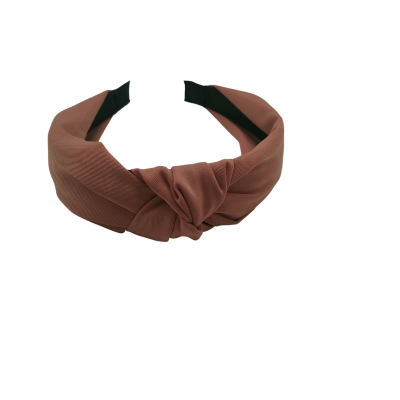 dames haarband diadeem knoop oudroze