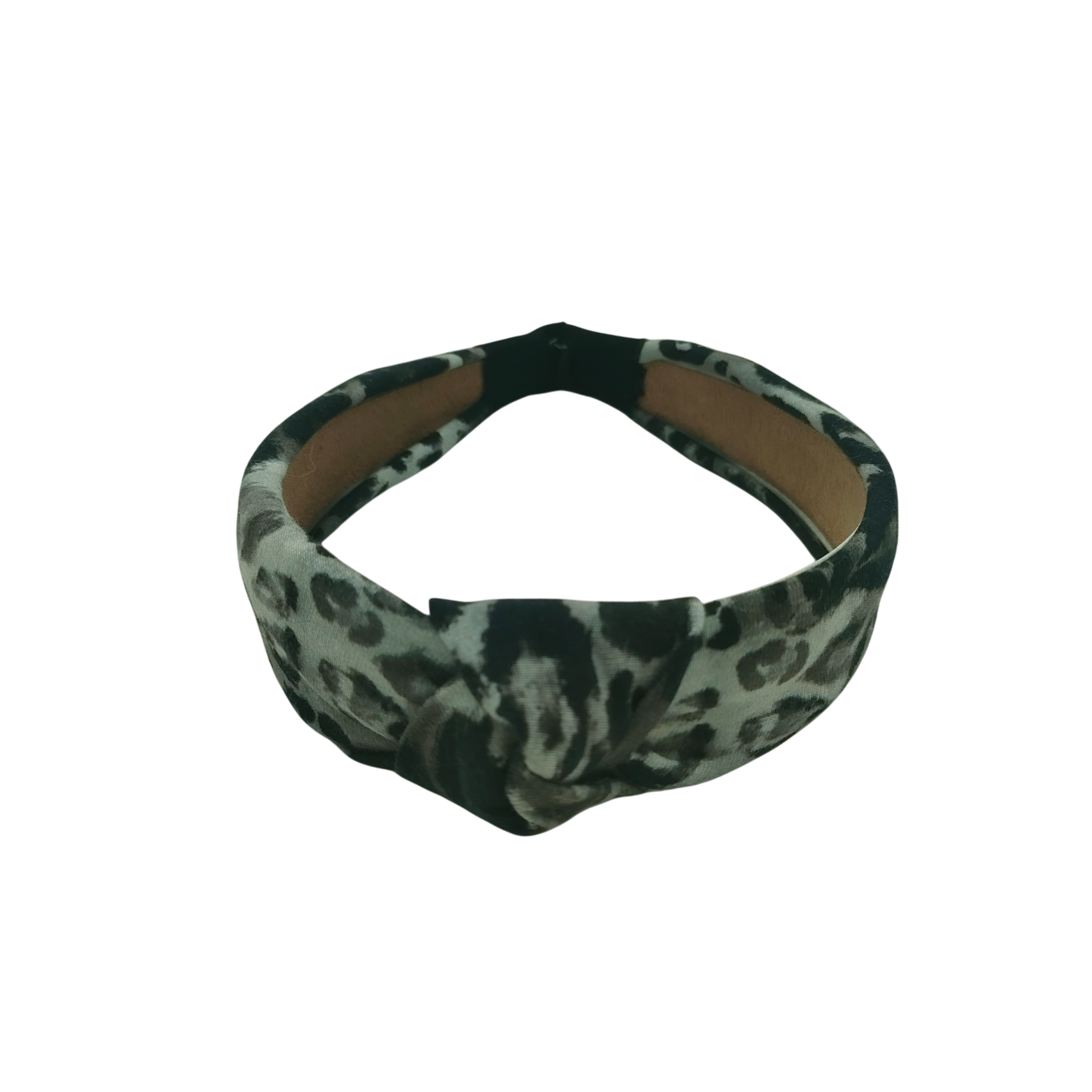 Diadeem knoop panterprint – one size