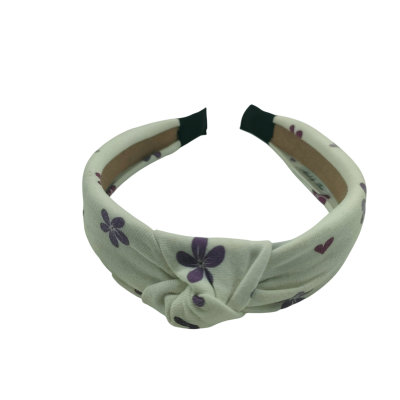 haarband diadeem wit lila