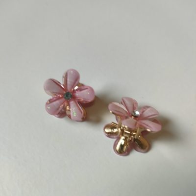 haarklemmetjes bloem roze