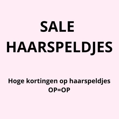 Sale haarspeldjes
