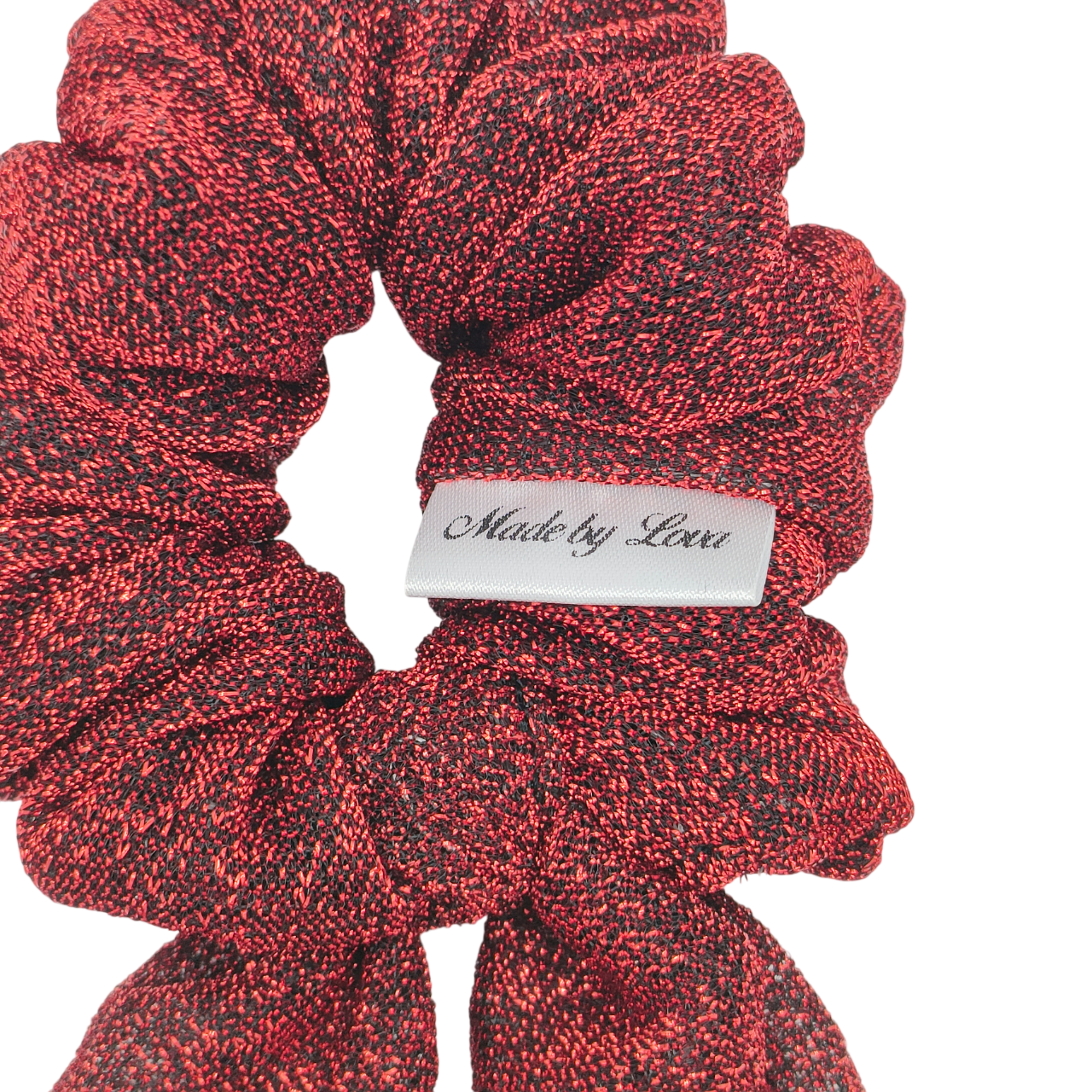 glitterscrunchie rood