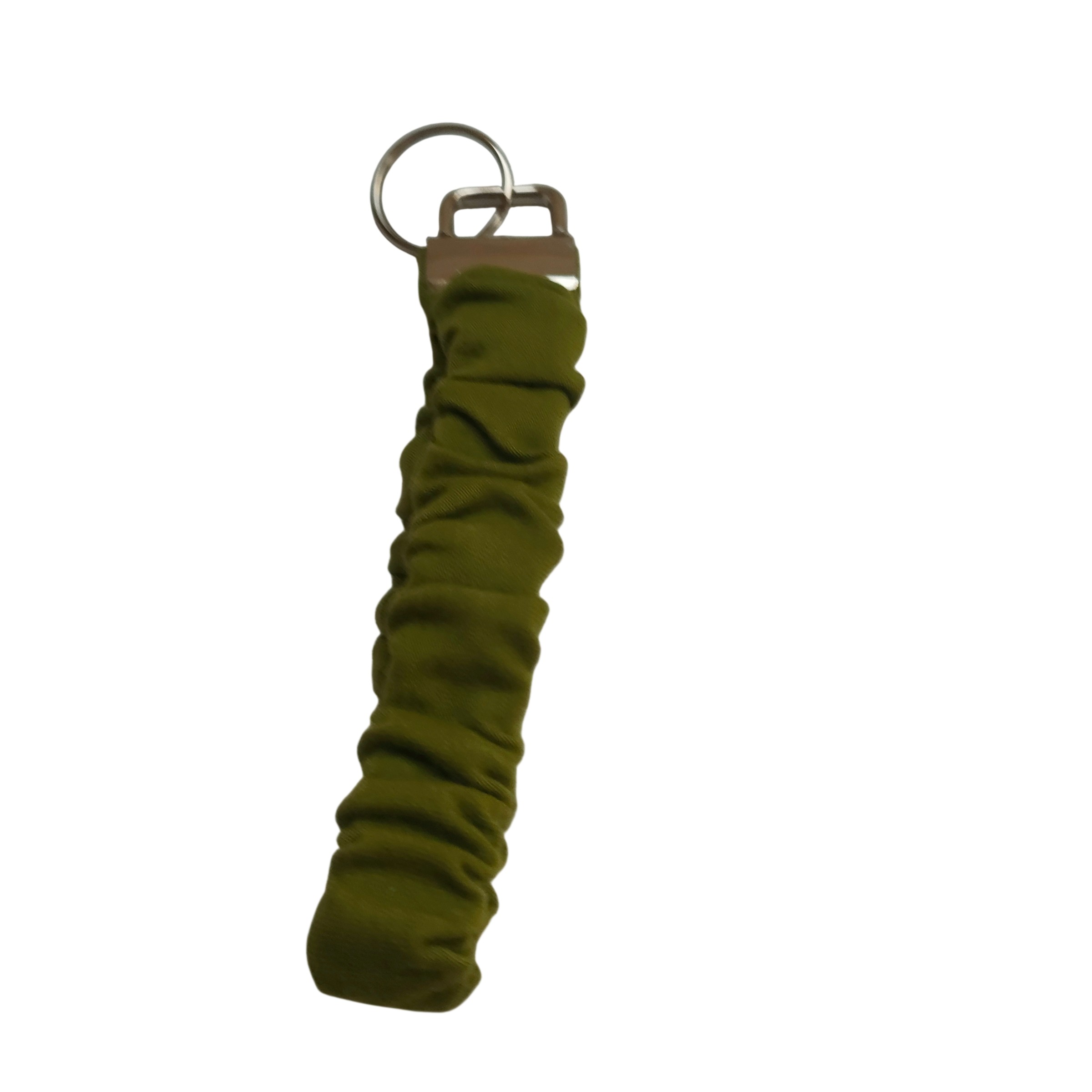 scrunchie sleutelhanger groen