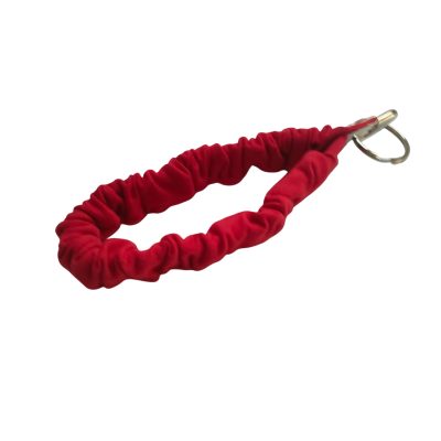 scrunchie sleutelhanger rood