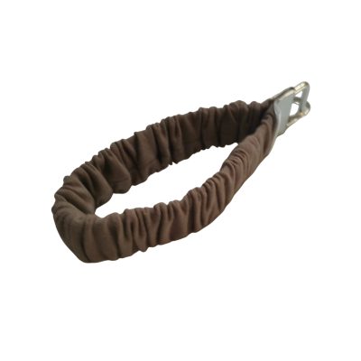 scrunchie sleutelhanger taupe