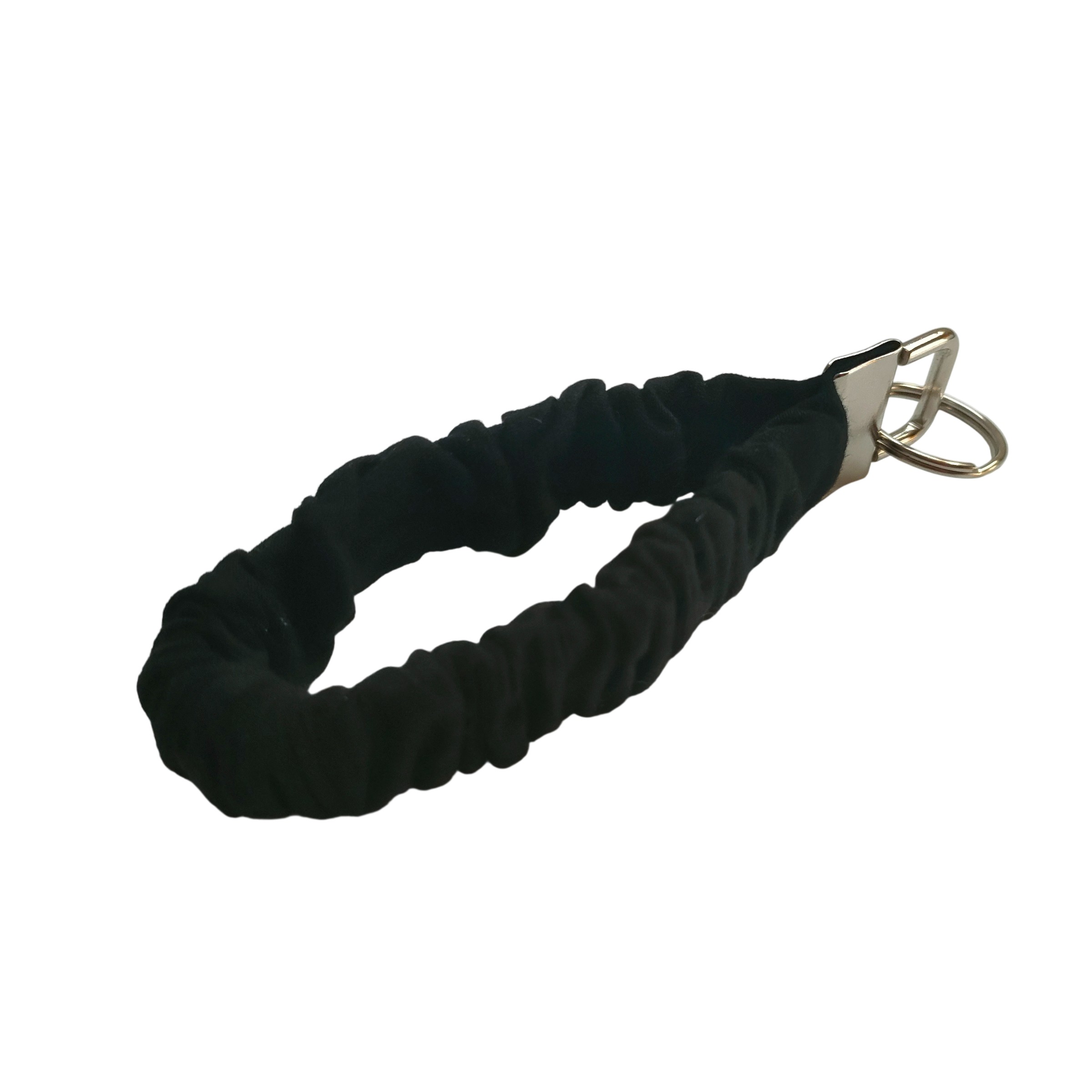 scrunchie sleutelhanger zwart