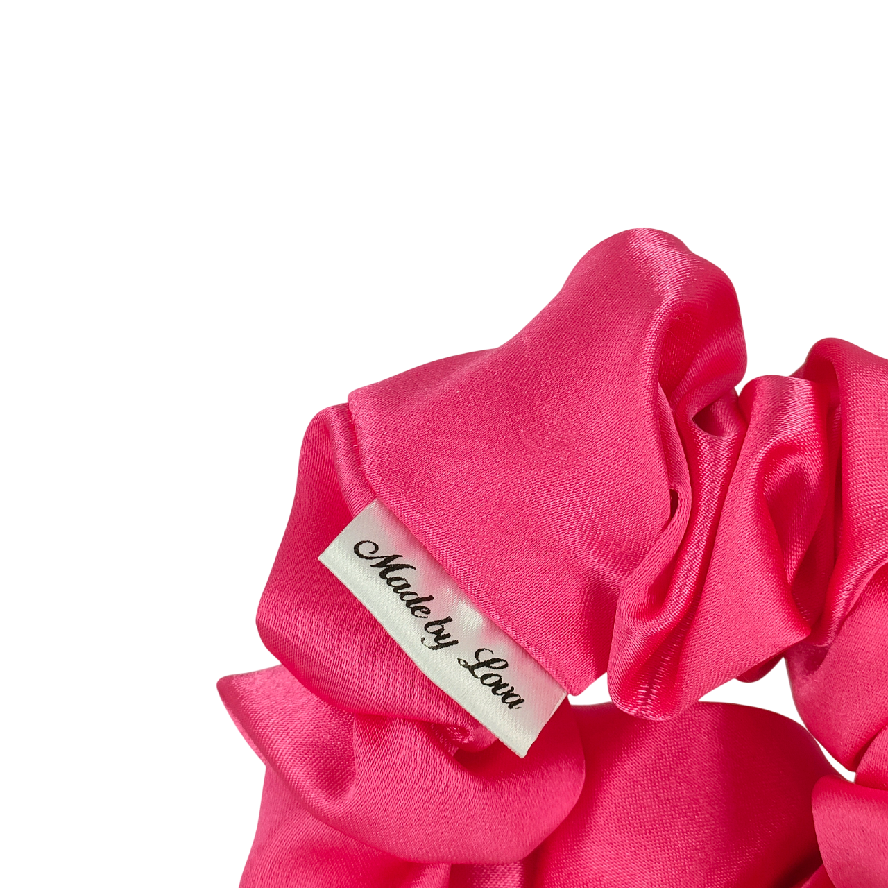 details xl scrunchie roze fuchsia