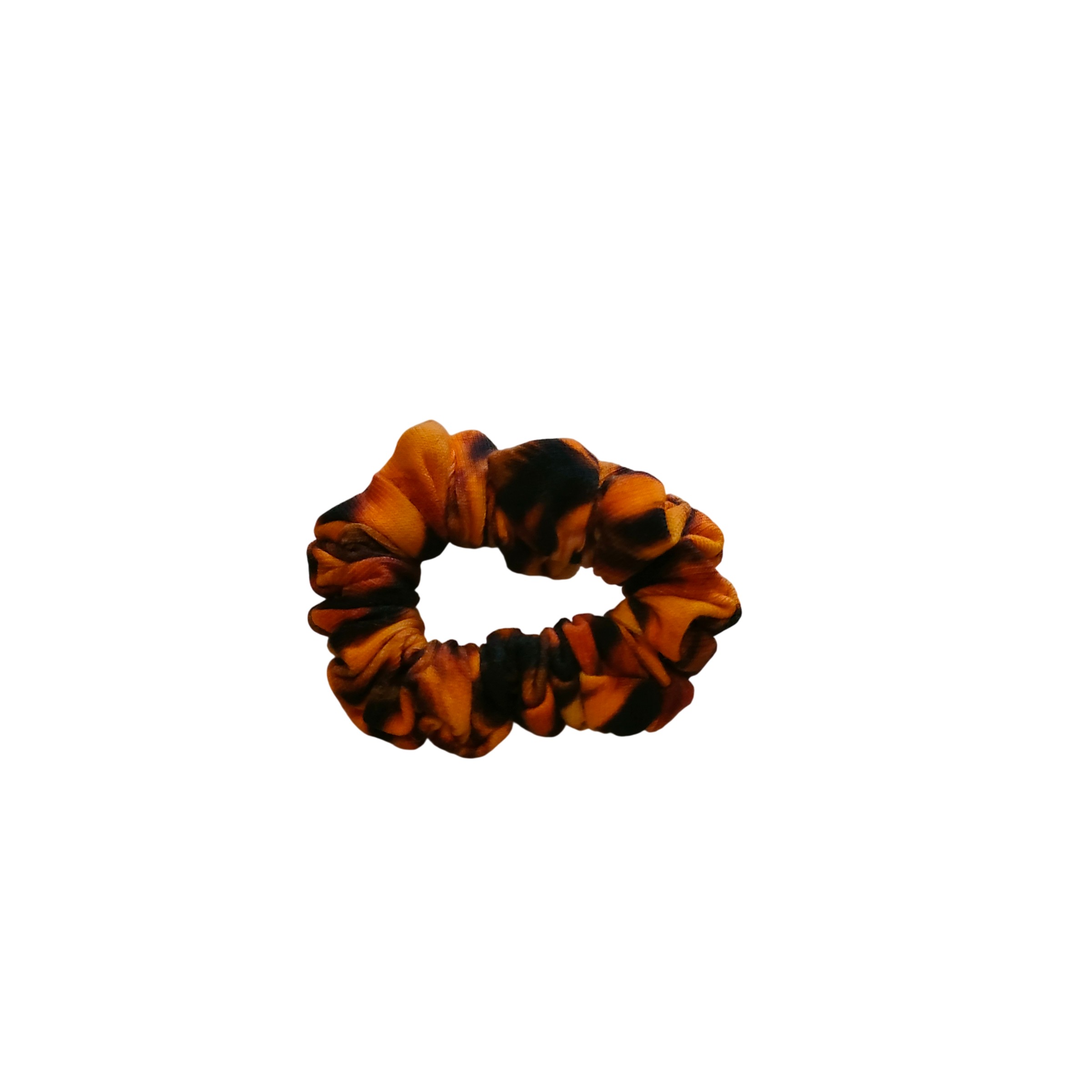 scrunchie xs oranje zwart