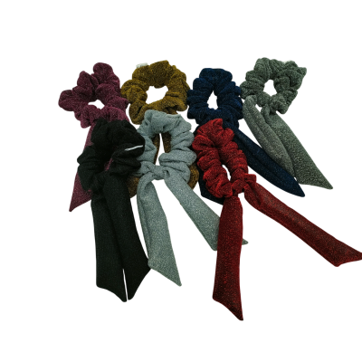 Glitter scrunchies strik 8-99+ jaar