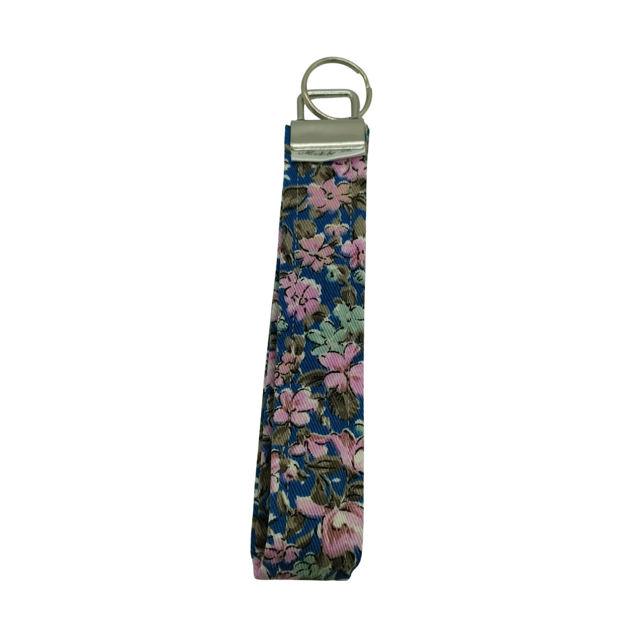 sleutelhanger bloemen canvas