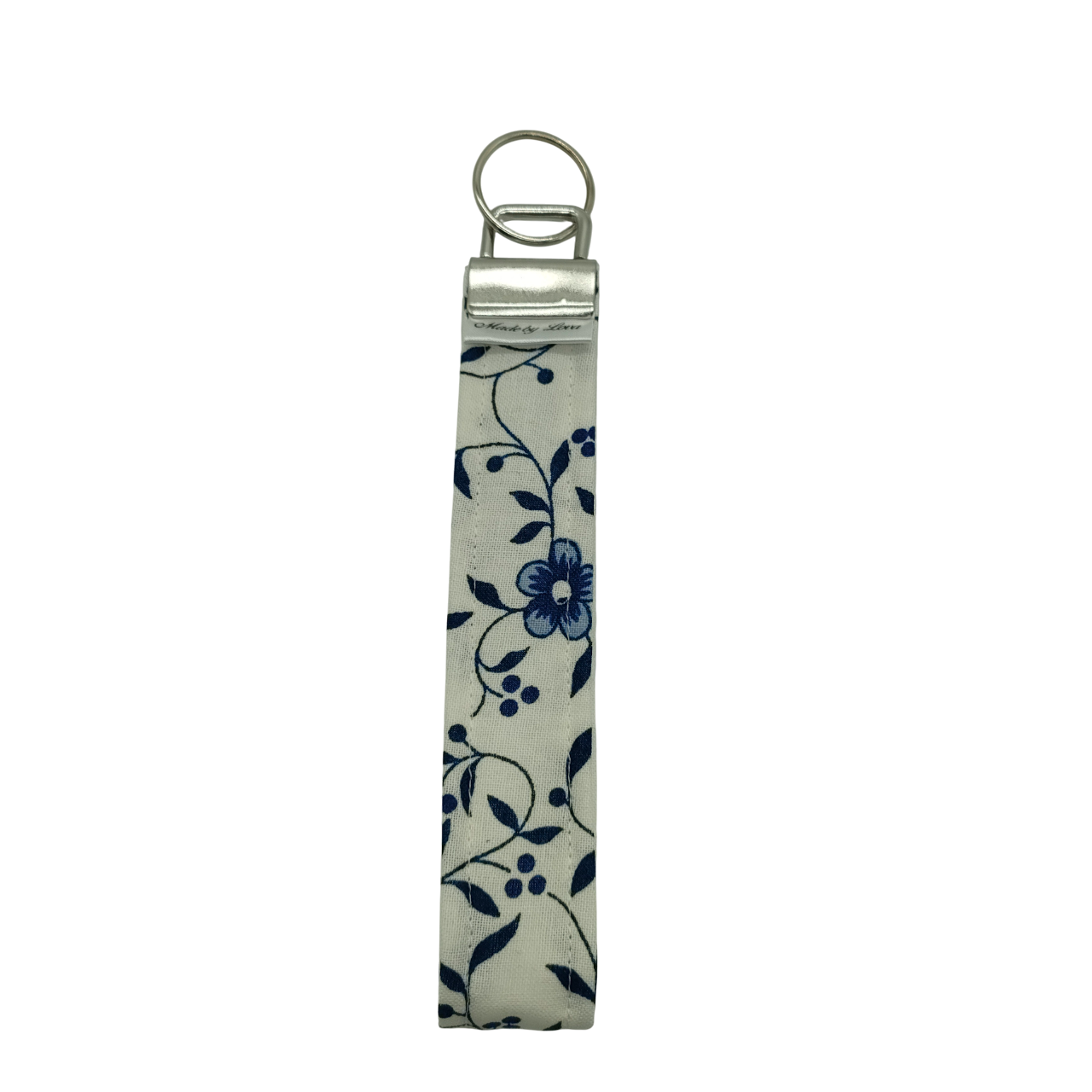 sleutelhanger telefoonkoord delftsblauw bloemen