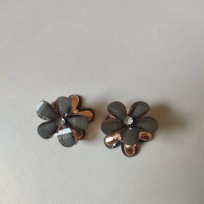 haarklemmetjes bloem zwart