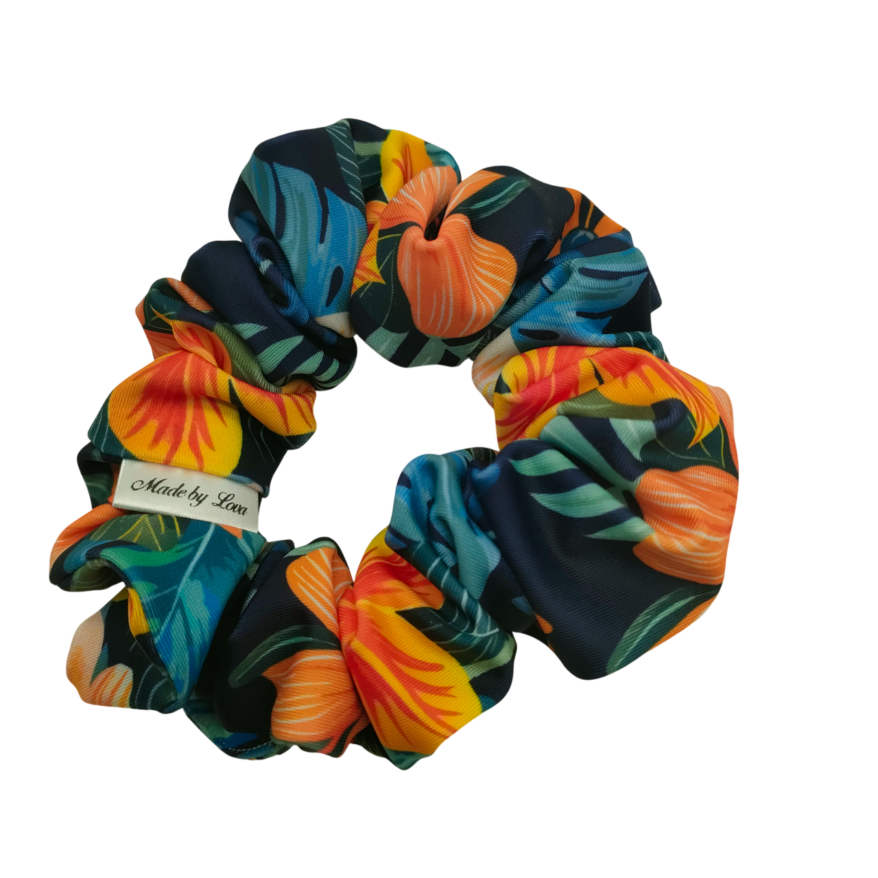 zwemscrunchie bloemen tropisch zomer