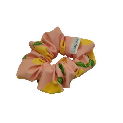 scrunchie citroen zomers