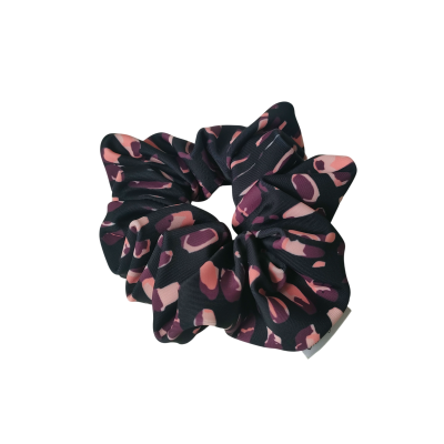 zwemscrunchie print paars roze meiden dames