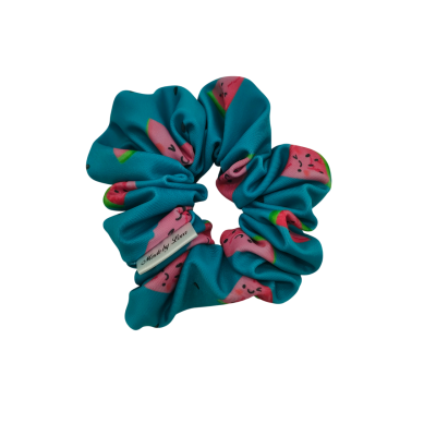 watermeloen scrunchie zwemmen
