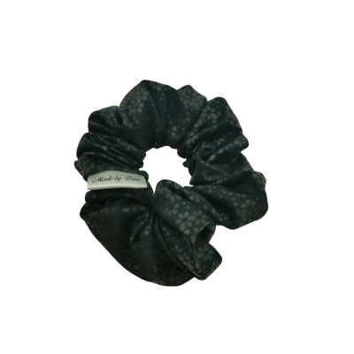 zwarte zwemscrunchie