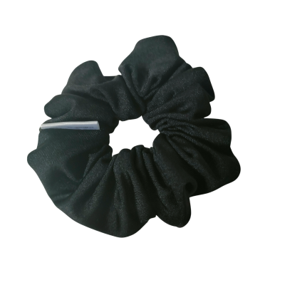 zwemscrunchie glitter zwart meiden